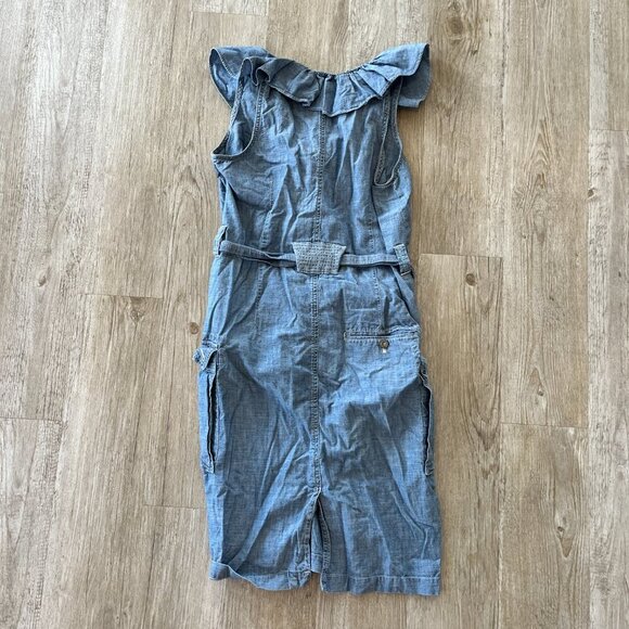 Womens Lauren Ralph Lauren Denim Mini Dress - 8 - Picture 7 of 11